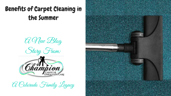 Benefits of Carpet Cleaning in the Summer