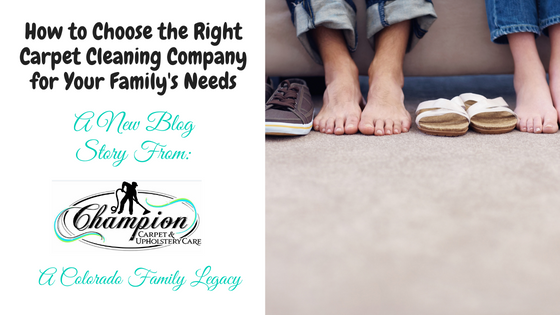 How to Choose the Right Carpet Cleaning Company for Your Family's Needs