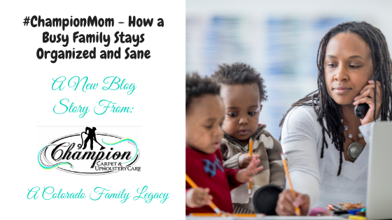 #ChampionMom - How a Busy Family Stays Organized and Sane