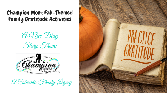 Champion Mom: Fall-Themed Family Gratitude Activities