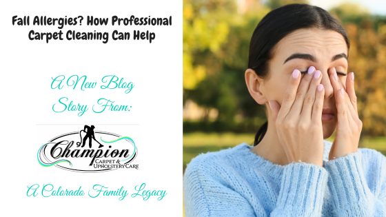 Fall Allergies? How Professional Carpet Cleaning Can Help