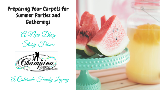 Preparing Your Carpets for Summer Parties and Gatherings