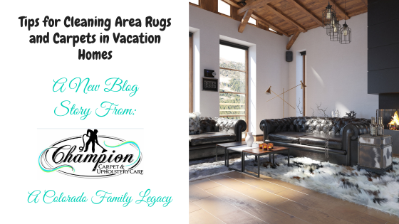 Tips for Cleaning Area Rugs and Carpets in Vacation Homes