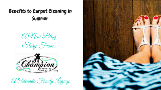 Benefits to Carpet Cleaning in Summer