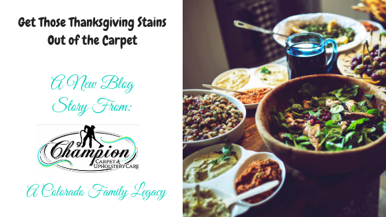 Get Those Thanksgiving Stains Out of the Carpet