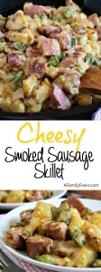 cheesy sausage skillet