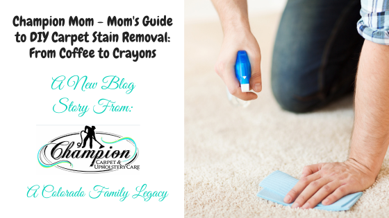 Champion Mom - Mom's Guide to DIY Carpet Stain Removal: From Coffee to Crayons