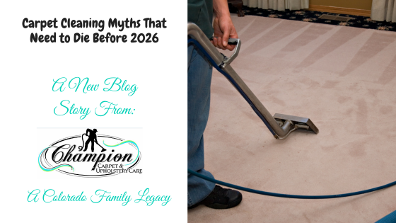 Carpet Cleaning Myths That Need to Die Before 2026