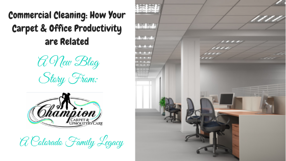 Commercial Cleaning: How Your Carpet & Office Productivity are Related